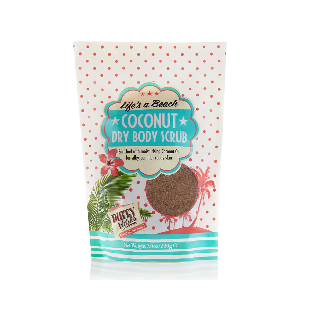 Το Coconut Dry Body Scrub της εταιρείας Dirty Works είναι το μοναδικό peeling που χρειάζεται στο μπάνιο σου!