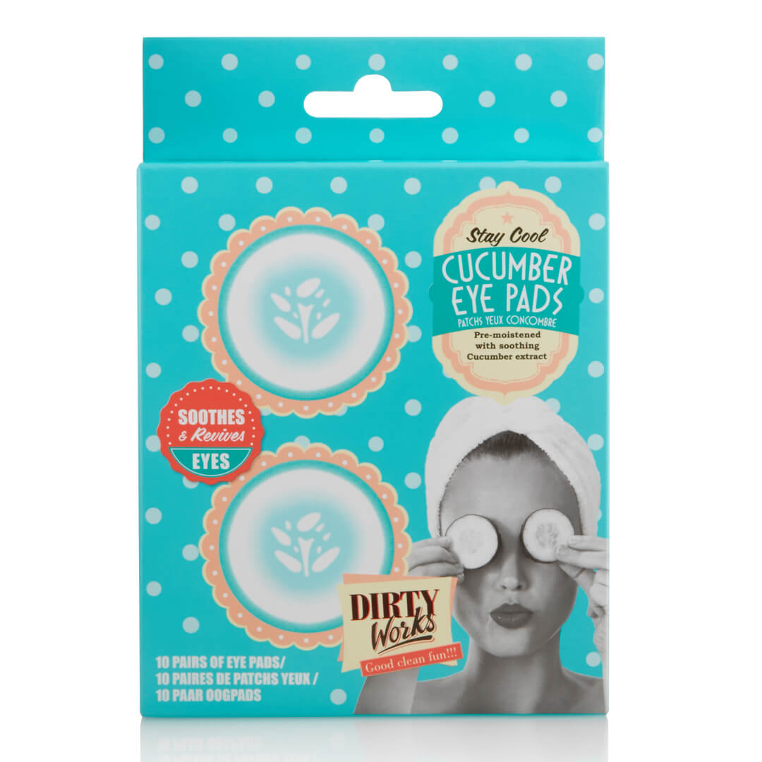 Τα Cucumber Eye Pads της εταιρείας Dirty Works είναι μάσκες για τα κουρασμένα μάτια!