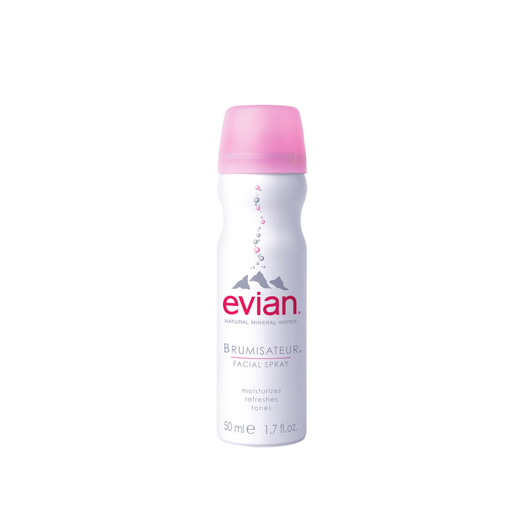 Φυσικό μεταλλικό νερό για το πρόσωπο σε μορφή σπρέι από την εταιρεία Evian!